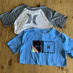 Set of 2 - Boys Youth Lg HURLEY S/S T-shirts